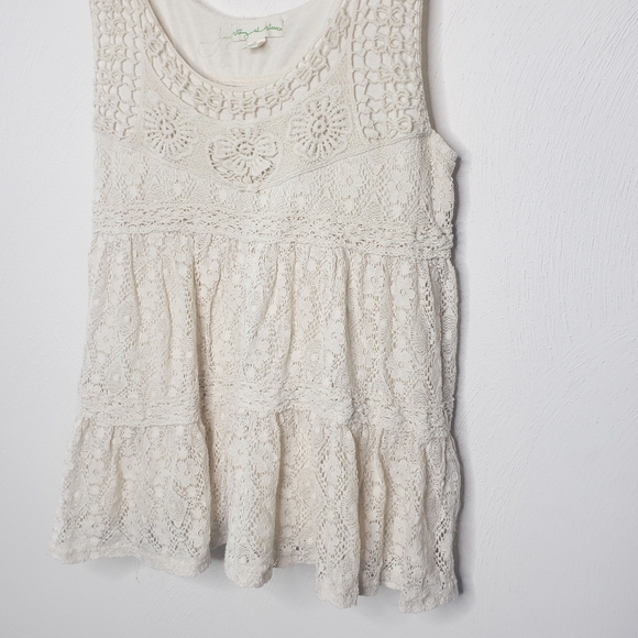 Urban Outfitters Staring at Stars Crochet Boho Festival Top Size Large - Picture 5 of 9